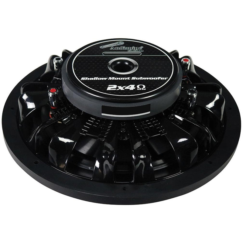 Audiopipe 10" Shallow Mount Woofer 400W Max 4 Ohm DVC TSFA100