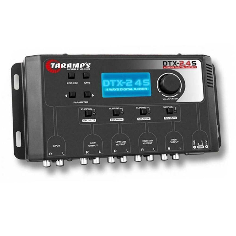 Taramps DTX 2.4S Four Channel Full Feature Low Distortion Auto Stereo Crossover