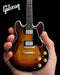 Axe Heaven Gibson ES-335 Vintage 1:4 Mini Guitar Replica - Sunburst - GG-322