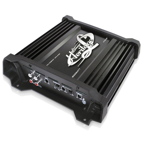 Lanzar Heritage Series 2000 Watt Monoblock Car Amplifier - HTG137