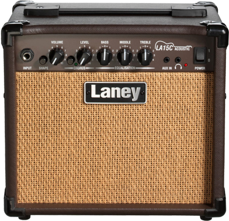 Laney 15 Watt 2 x 5" Acoustic Guitar Combo Amplifier - LA15