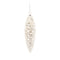 White Frosted Pinecone Drop Ornament (Set of 12)