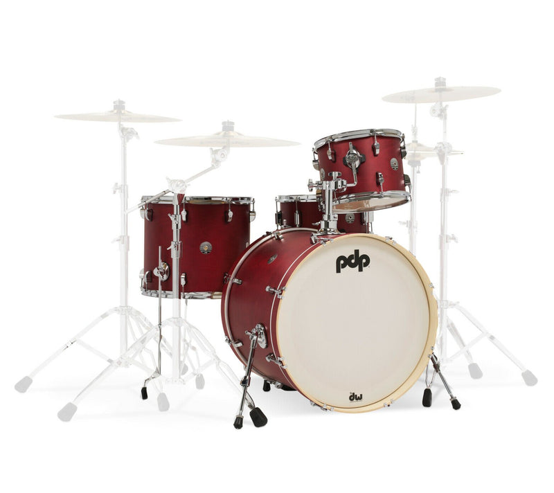 PDP Spectrum Series 4 Piece 12/16/22/14 Shell Pack - Cherry