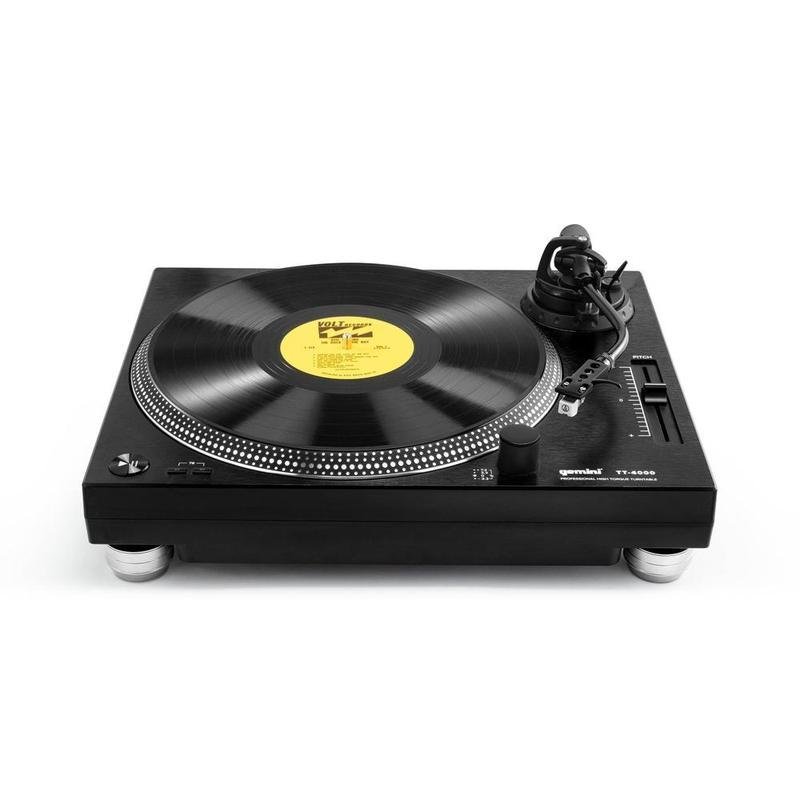 Gemini 3-Speed High-Torque Direct-Drive Turntable - TT-4000