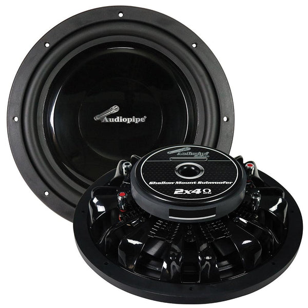 Audiopipe 10" Shallow Mount Woofer 400W Max 4 Ohm DVC TSFA100