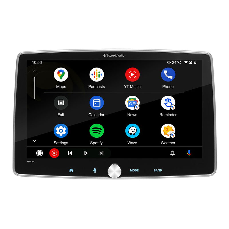 Planet Audio 10.1″ Swivel Touchscreen w/ Bluetooth, Apple CarPlay & Android Auto