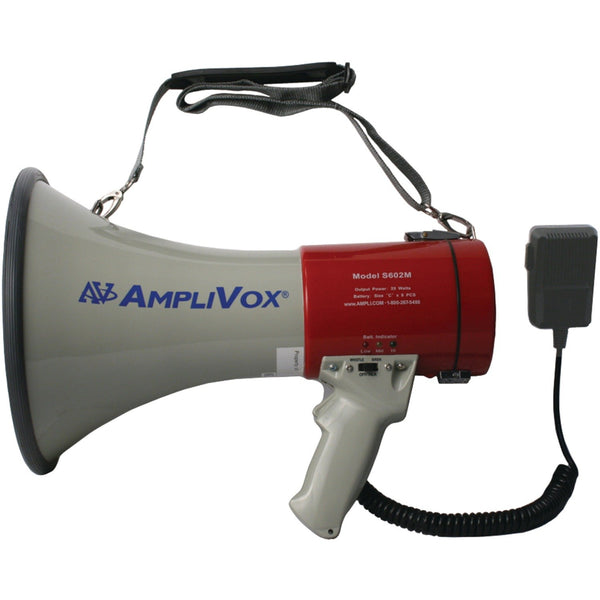 AmpliVox Mity-Meg Plus 25-Watt Rechargeable Megaphone - S602MR