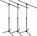 Ultimate Support MC-40B 3-PACK Microphone Stand w/ Three-way Adjustable Boom Arm