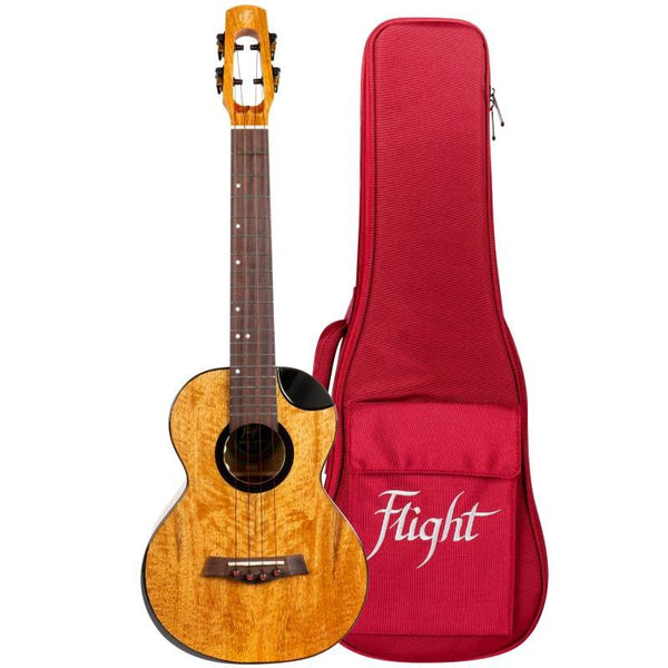 Flight Fireball Tenor Electric Acoustic Ukulele w/ Gig Bag - FIREBALL TENOR EQ-A