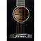 Stagg Dreadnought Acoustic Guitar - Black - SA35 DS-BK