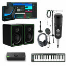 Home Recording Bundle Set Mackie Monitors Audient Keyboard Studio One Prime