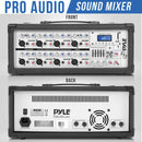 Pyle 8-Channel 800 Watt Bluetooth Audio Mixer - PMX840BT