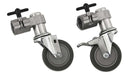 DW Drums 9000 Series Single Brake Rack Casters - Pair - DWCPRKCAST
