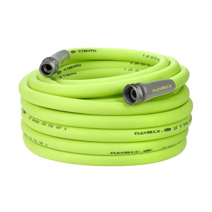 Flexzilla Garden Hose 3/4in x 75ft 3/4in   11 1/2 GHT Fittings HFZG675YW