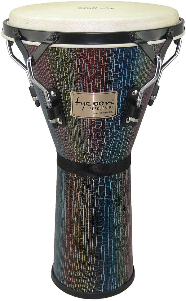 Tycoon Supremo Series Djembe - Dark Iris Finish - TJSS-72 B DI