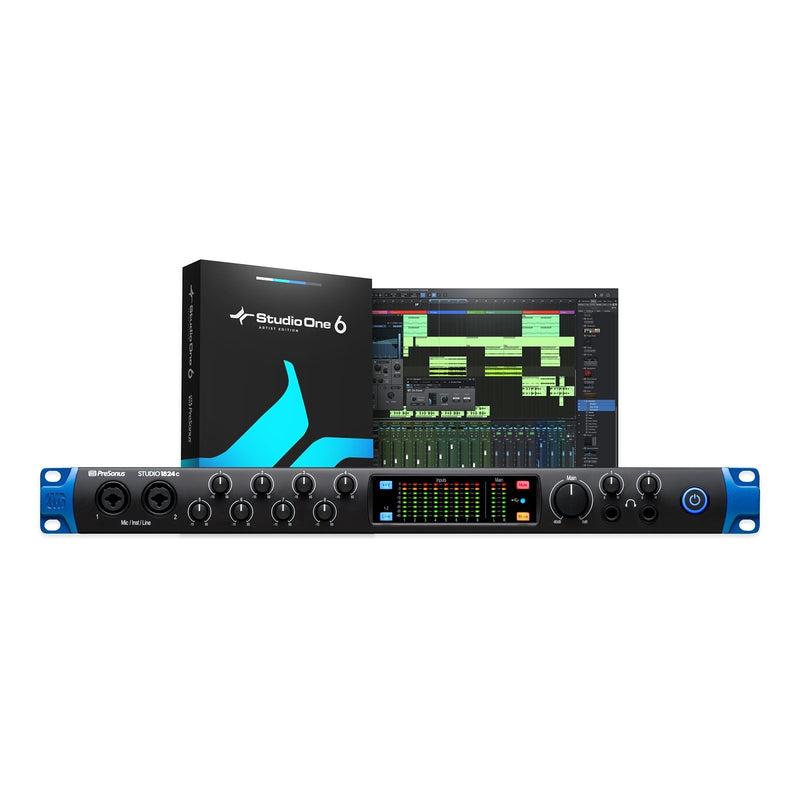 PreSonus Studio 1824c USB-C Audio Interface with StudioOne Artist Software