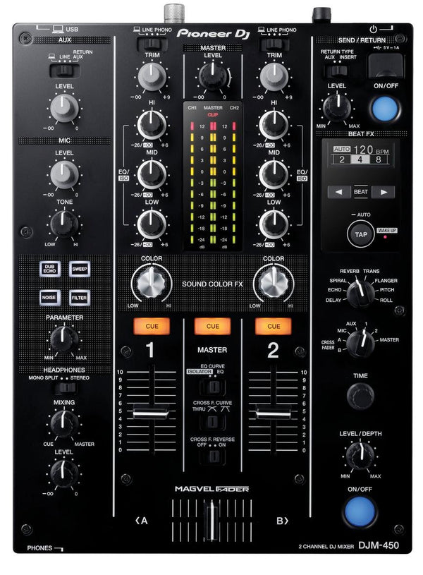 Pioneer DJ DJM-450 DJ 2-Channel Mixer - DJM-450