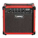 Laney 15 Watt Bass Guitar Combo Amplifier w/ 2 x 5" Woofers - Red - LX15B-RED