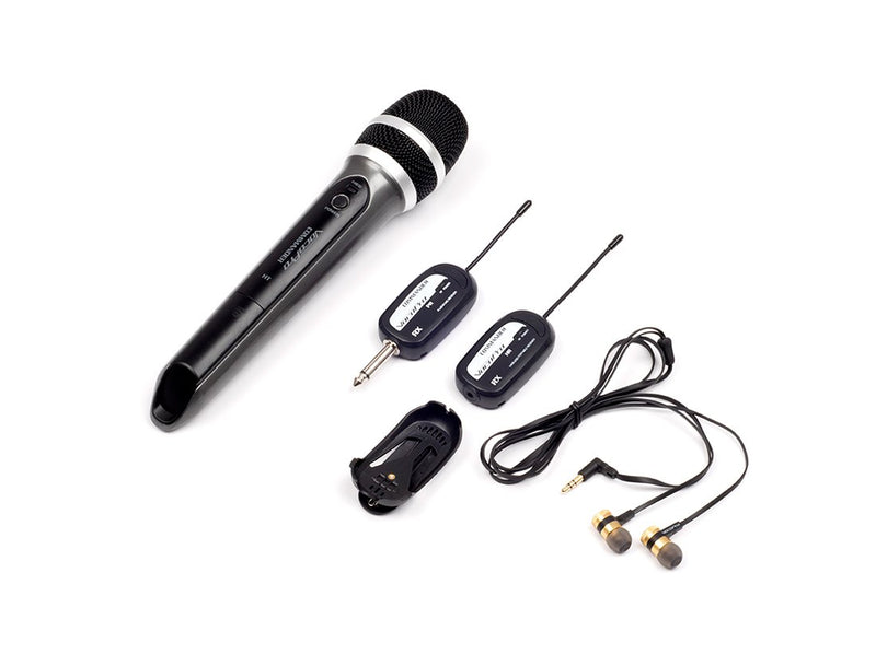 VocoPro Wireless Microphone & Wireless in-ear Receiver System - SingAndHear-Solo