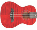 Oscar Schmidt OU2 Concert Ukulele Gloss Trans Red - OU2FTR