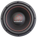 Massive Audio MMA124 12" 500 Watts RMS Dual 4 Ohm Subwoofer