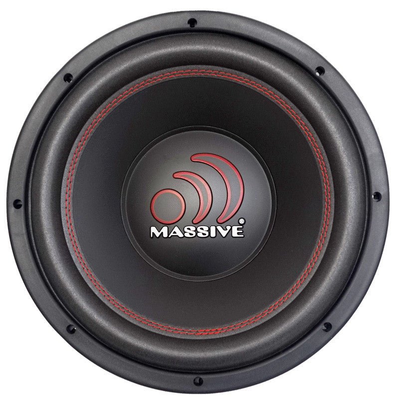 Massive Audio MMA124 12" 500 Watts RMS Dual 4 Ohm Subwoofer