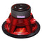 Audiopipe Red Eye Candy 12" 4ohm DVC Woofer 1600W Max Aluminum Cone TXXAPD12RD