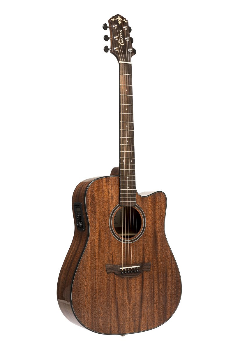 Crafter Able 635 Dreadnought Electric Acoustic Guitar - Mahogany - ABLE D635CE N