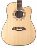 Oscar Schmidt OG1CE 3/4-Size Acoustic Electric Guitar Natural - OG1CE