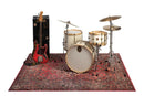 Drum N Base  7.4' X 6’ Vintage Persian Style Stage Rug - Red - VP225-ORD