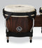 Latin Percussion Matador M201-WB Whiskey Barrel Bongo Set with Black Hardware
