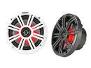 Kicker KM 6.5" 195 Watt 4 Ohm LED Marine Coaxial Speakers - 43KM654LCW