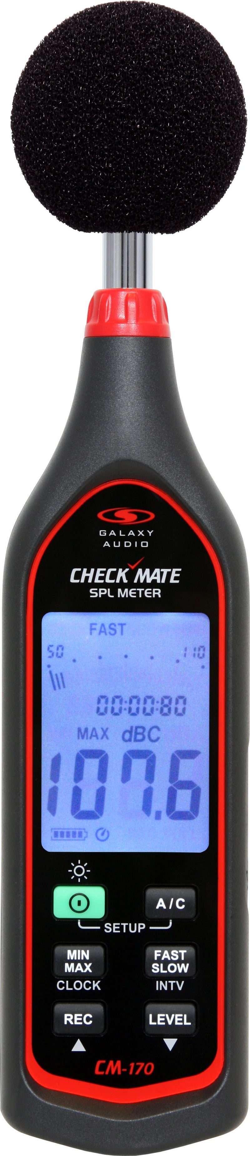 Galaxy Audio Check Mate Type II SPL Sound Level Meter w/ Software - CM-170