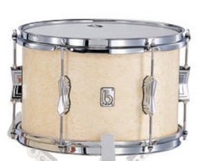 British Drum Co. 14 x 5.5" Lounge Snare Drum - Wiltshire White Finish