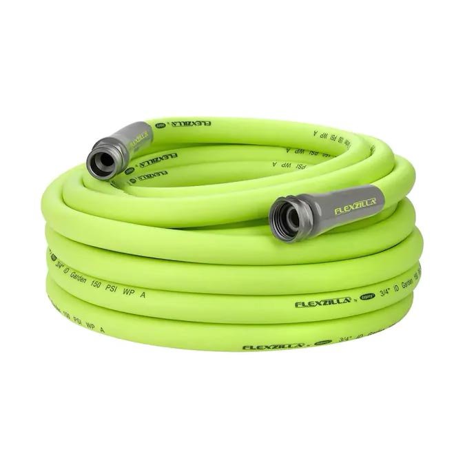 Flexzilla Garden Hose 3/4in x 50ft 3/4in   11 1/2 GHT Fittings HFZG675YW