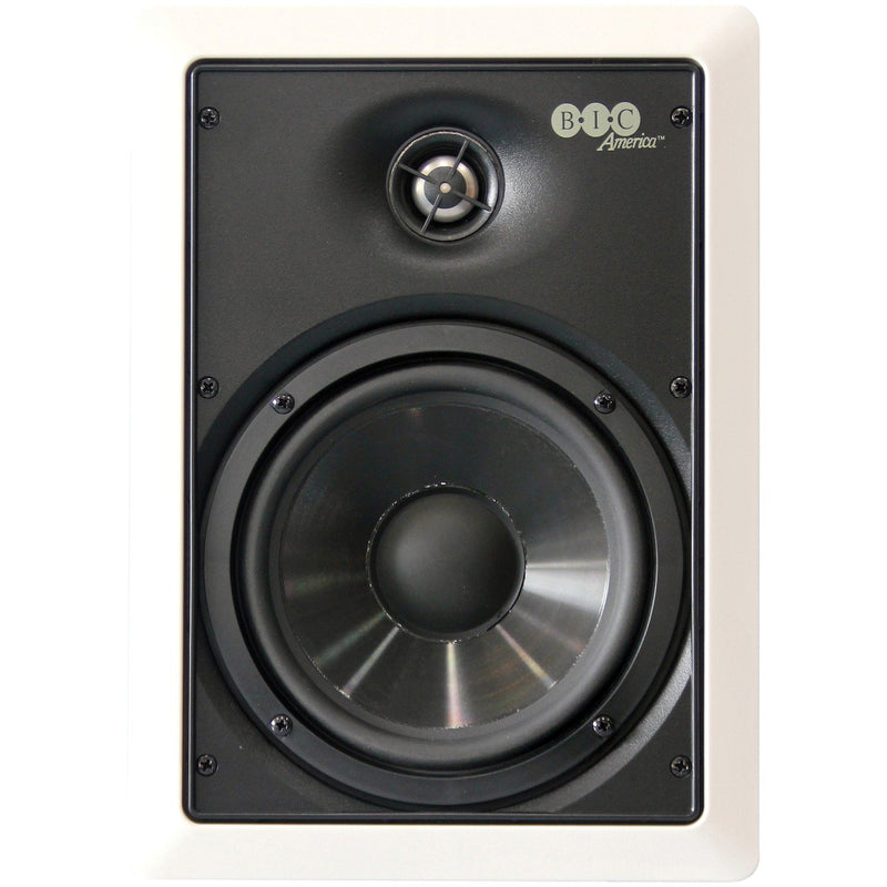 BIC America M-PRO6W Muro Outdoor 6.5" w/ Pivoting Tweeters In-Wall Speakers 150W
