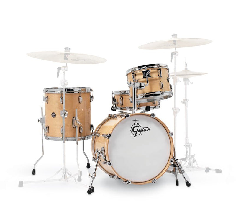 Gretsch Renown 4 Piece Drum Set Shell Pack (18/12/14/14sn) Gloss Natural