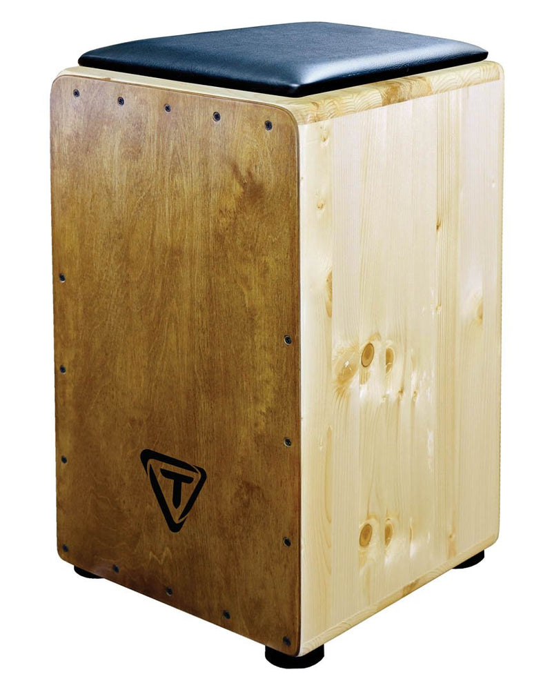 Tycoon Intercontinental Series Finnish Pine Cajon w/ Padded Seat - TKIN-29 FP