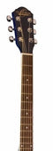 Oscar Schmidt OG8CE Folk Acoustic Electric Guitar Transparent Blue - OG8CETBL