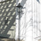 Traditional Iron Lantern Post with Wreath Hanger Hook 5.5'H