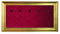 Axe Heaven 33 X 18 Mini Guitar Display Frame Red Suede Gold Frame - Holds 5