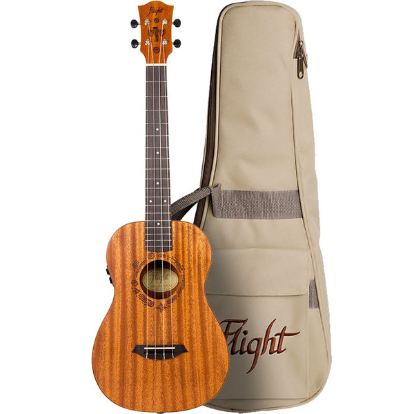 Flight Soundwave Baritone Electric Acoustic Ukulele - DUB38 MAH SOUNDWAVE