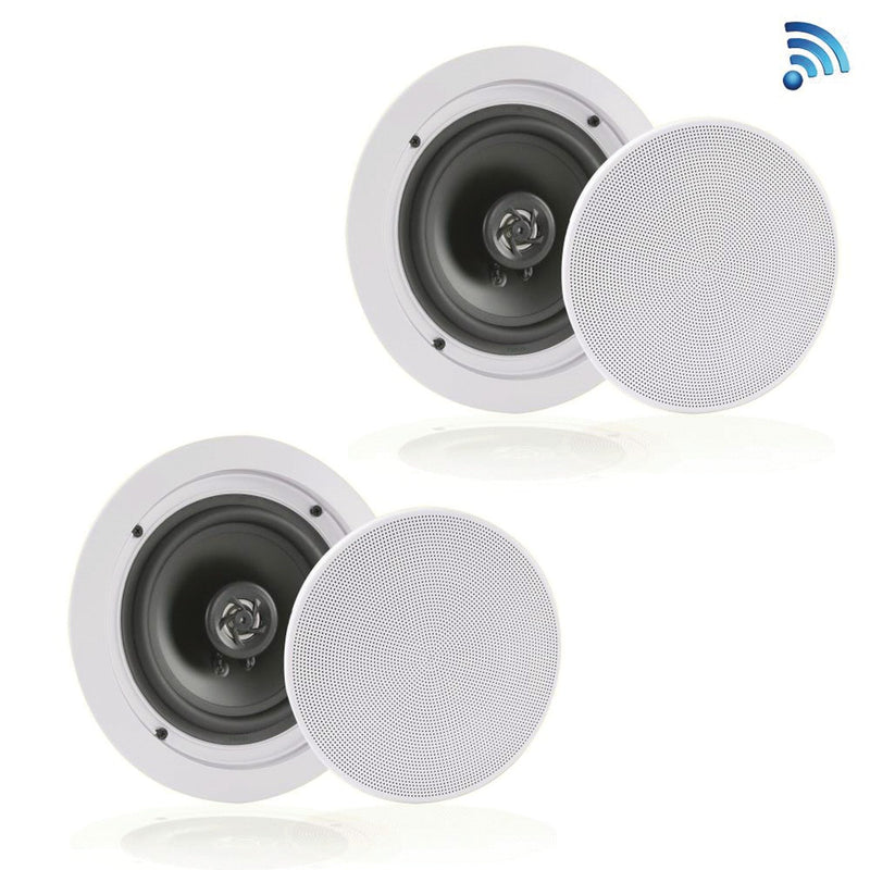 Pyle Home PDICBT652RD Bluetooth Ceiling/Wall Speakers (6.5 Inch, 200 Watts)