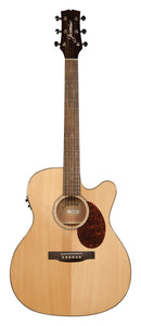 Jasmine Orchestra Style Acoustic Electric Guitar - Natural - JO37CE-NAT