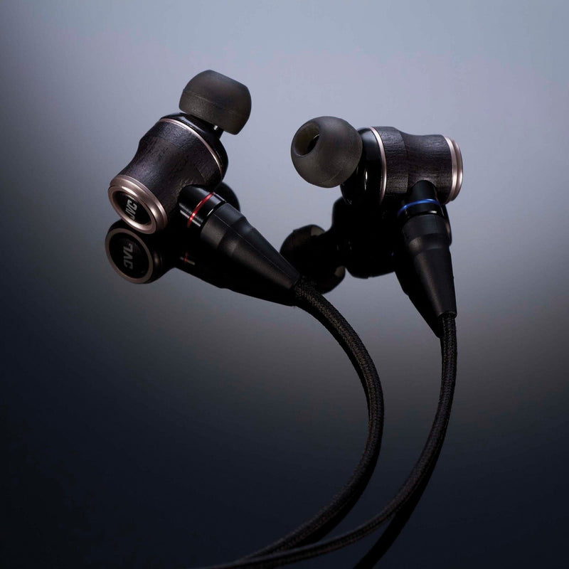 JVC WOOD 01 In-Ear Hi-Resolution Audio Headphones HAFW01