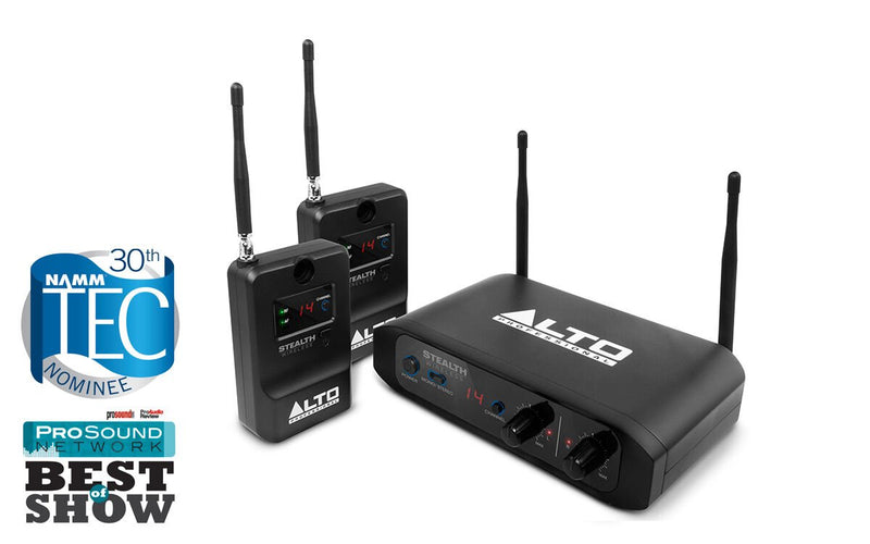 Alto Professional Stealth Wireless System for DJ PA Powered Active Speakers