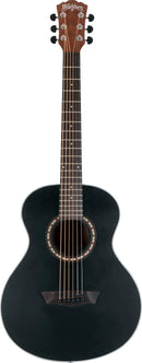 Washburn G-Mini 5 Apprentice 7/8 Acoustic Guitar w/ Gig Bag - Black Matte