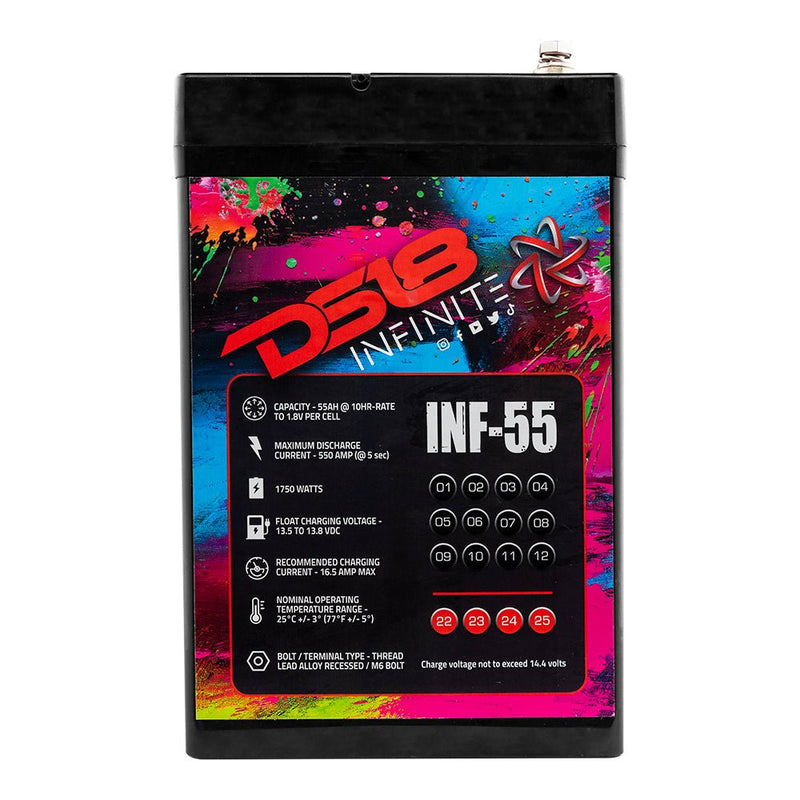 DS18 INF-55AH INFINITE 55 AH 1750 Watts AGM Power Cell