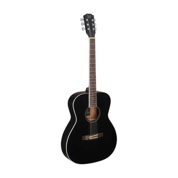 JN Guitars Thin Body James Neligan Acoustic Auditorium Guitar - Black - BES-A BK