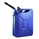 Wavian 20 Litre Steel Jerrycan and Spout System Blue JC0020BLUE